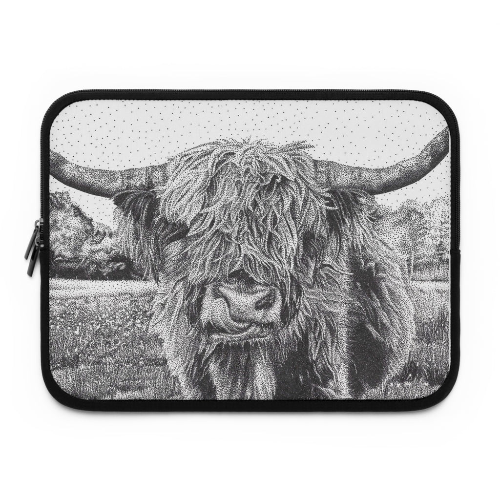 Highland Cow Laptop Sleeve