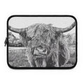 Highland Cow Laptop Sleeve