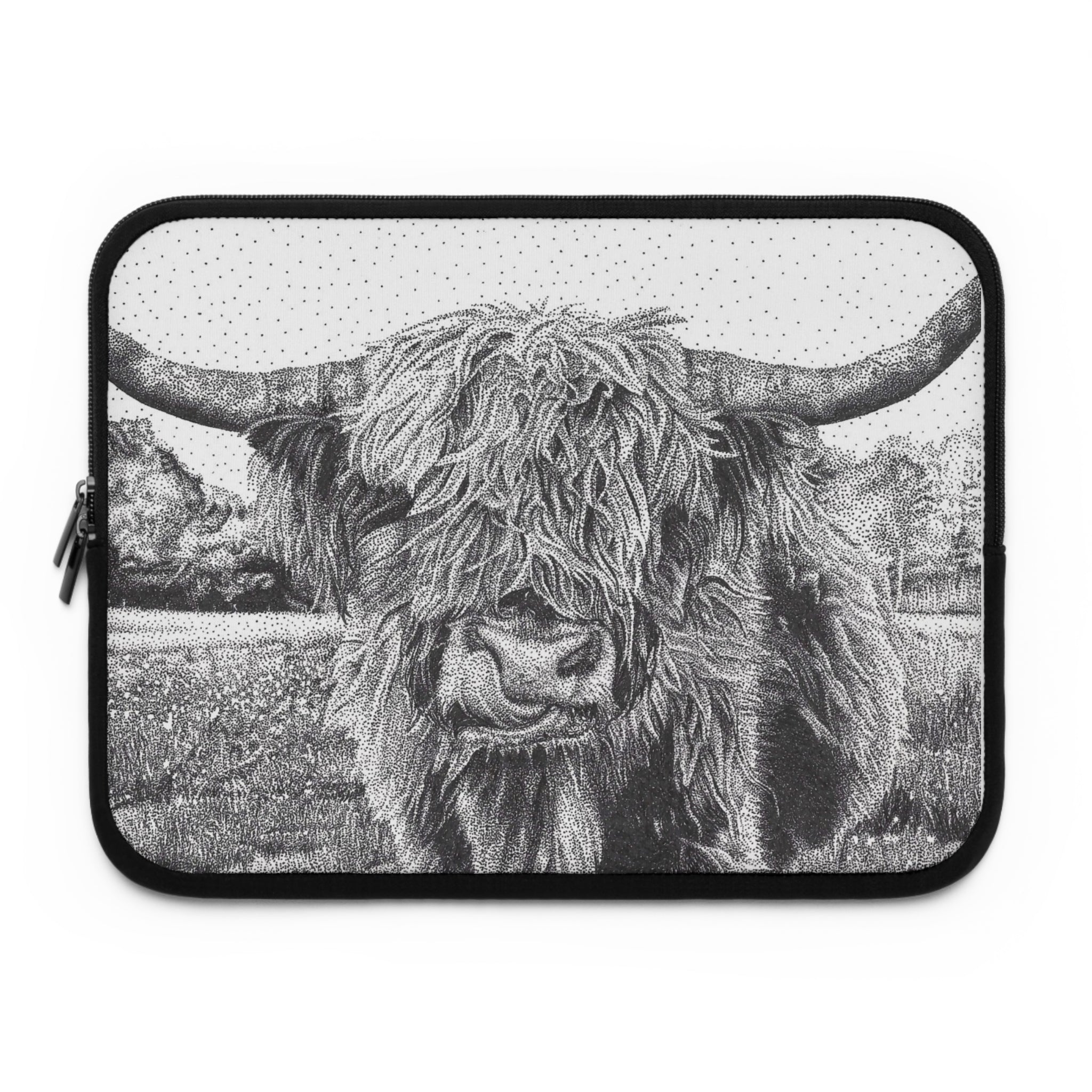 Highland Cow Laptop Sleeve