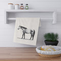 Horse Drawing Tea Towel