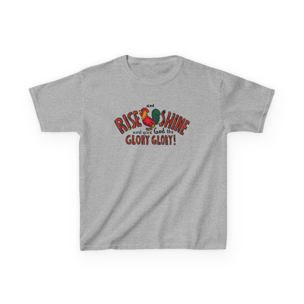 Rise and Shine Rooster Kids Tee | Glory Glory, Morning Farm Design