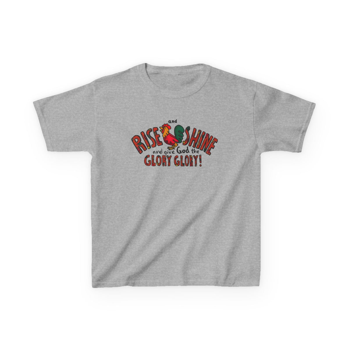 Rise and Shine Rooster Kids Tee | Glory Glory, Morning Farm Design