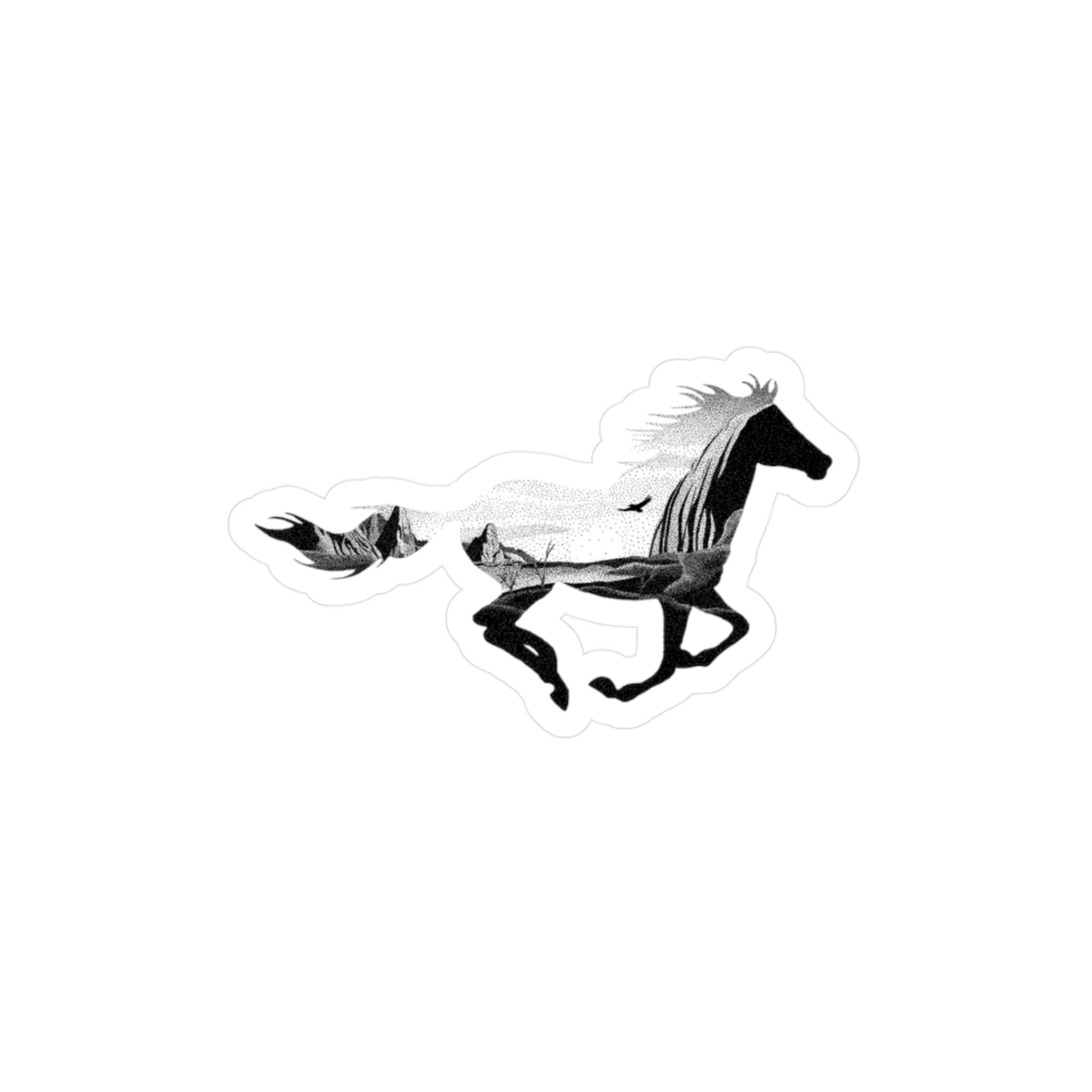 Spirit Horse Kiss-Cut Sticker