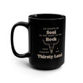 He Hideth my Soul 15oz Black Coffee Mug