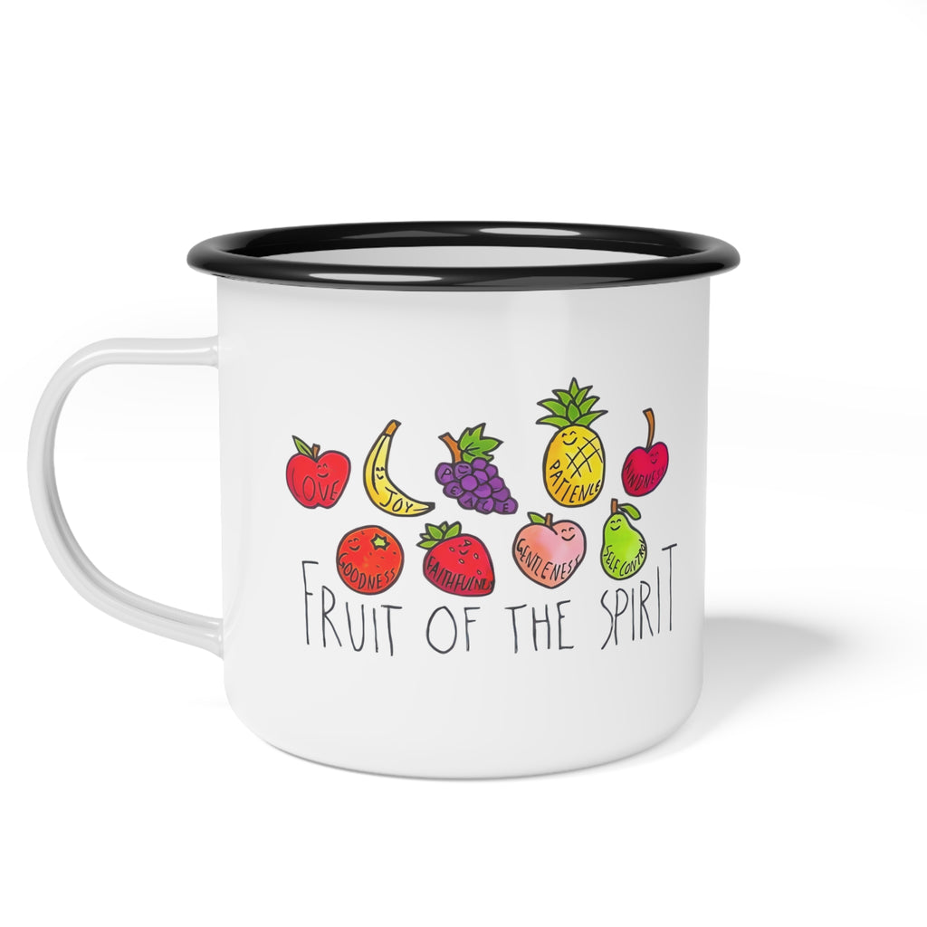 Fruit of the Spirit Enamel Camp Cup