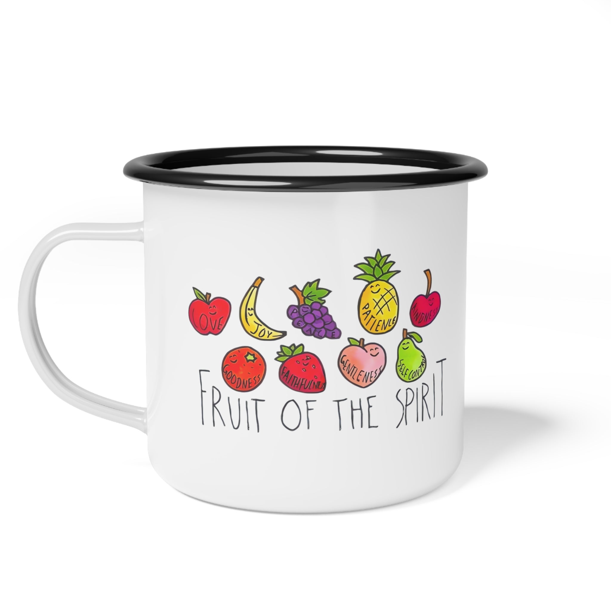 Fruit of the Spirit Enamel Camp Cup