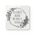 In Christ Alone Cork Coaster Set | Set of 4