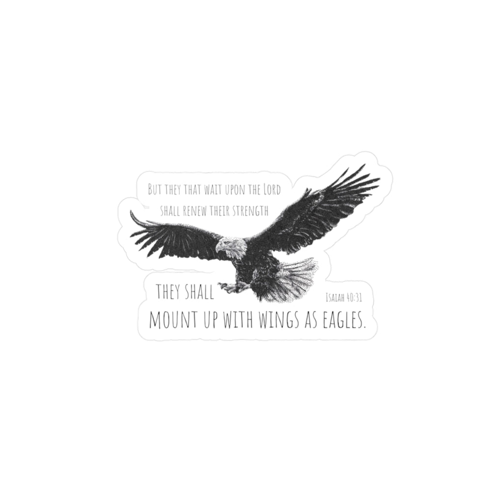 Isaiah 40:31 Vinyl Sticker