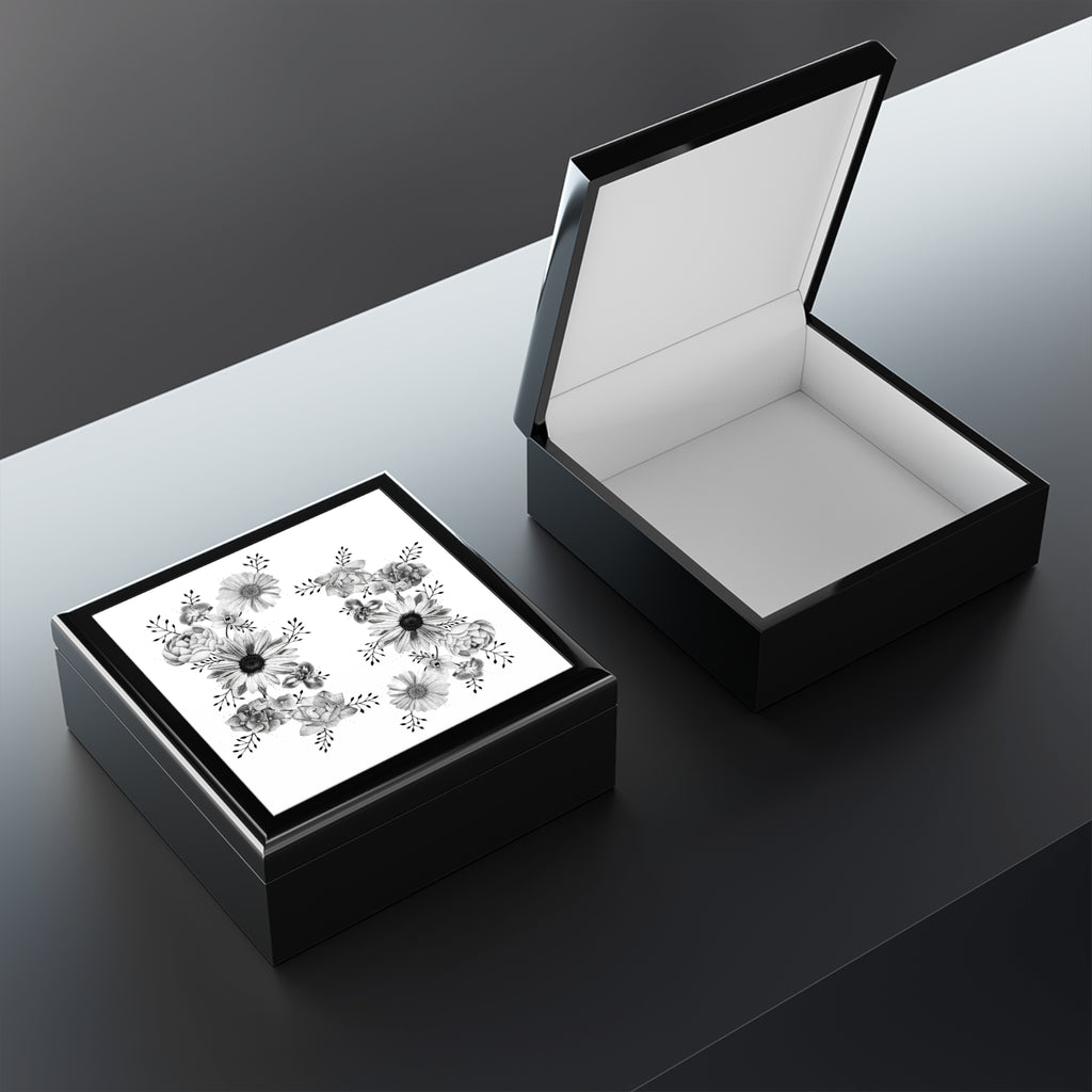 Floral Design Jewelry Box
