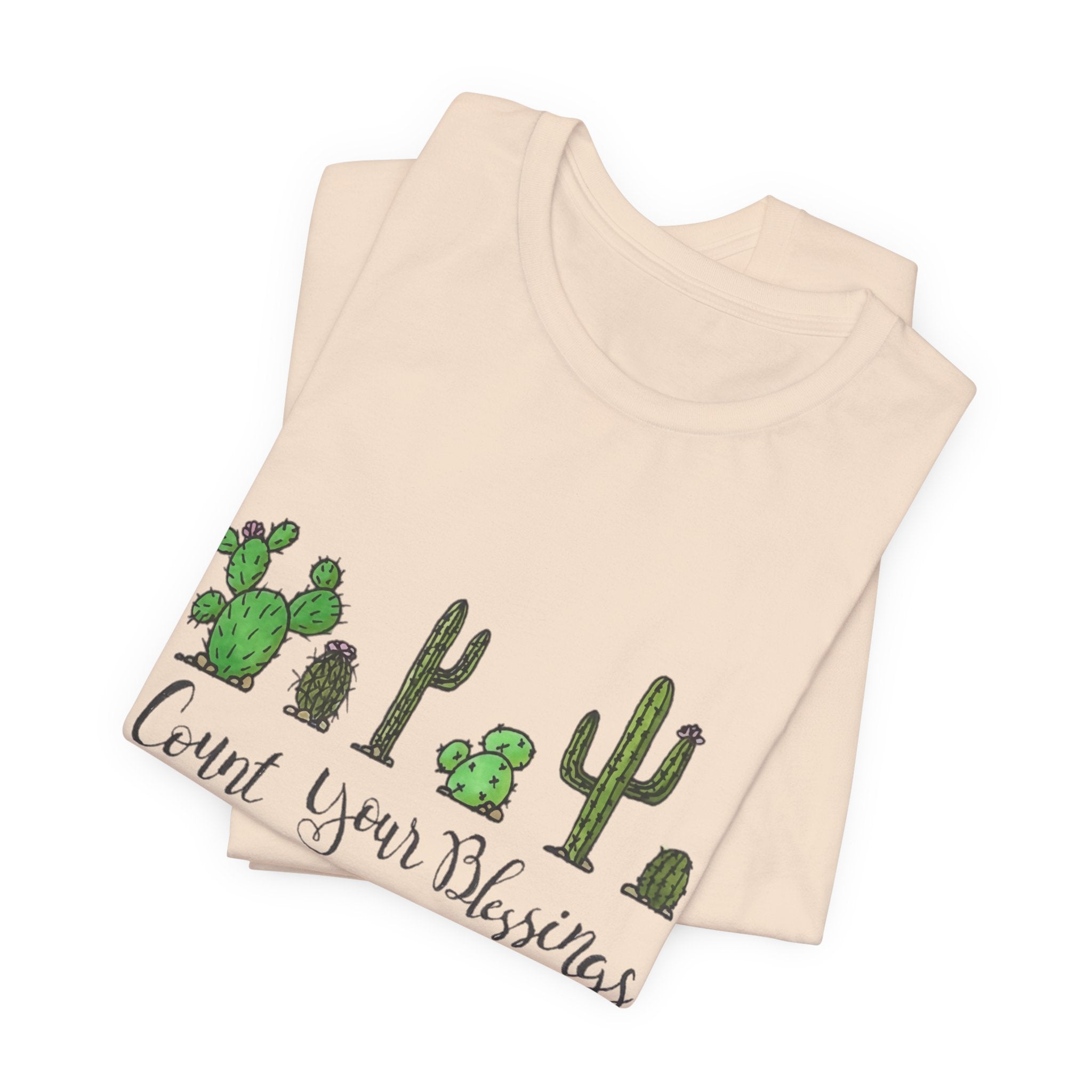 Count Your Blessings Cactus T-Shirt