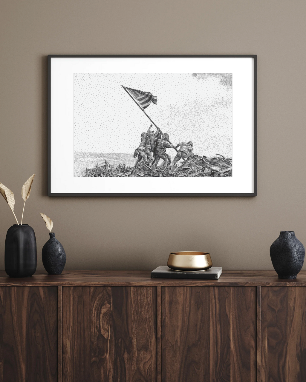 WW2 Flag Raising Memorial