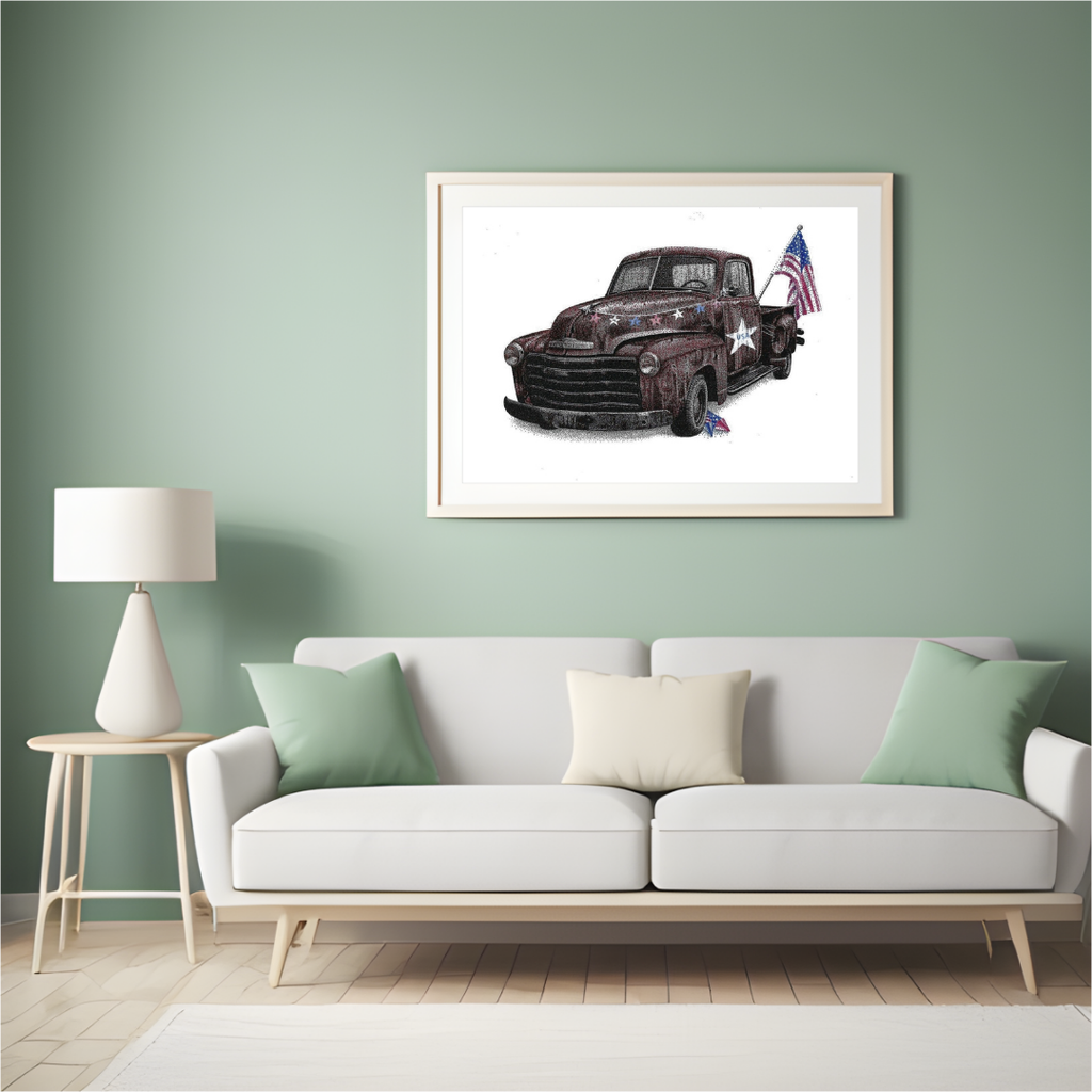 Rusty Truck- 4th of July