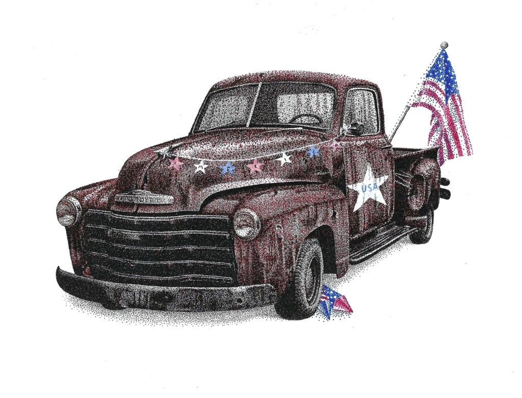Rusty Truck- 4th of July