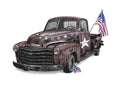 Rusty Truck- 4th of July