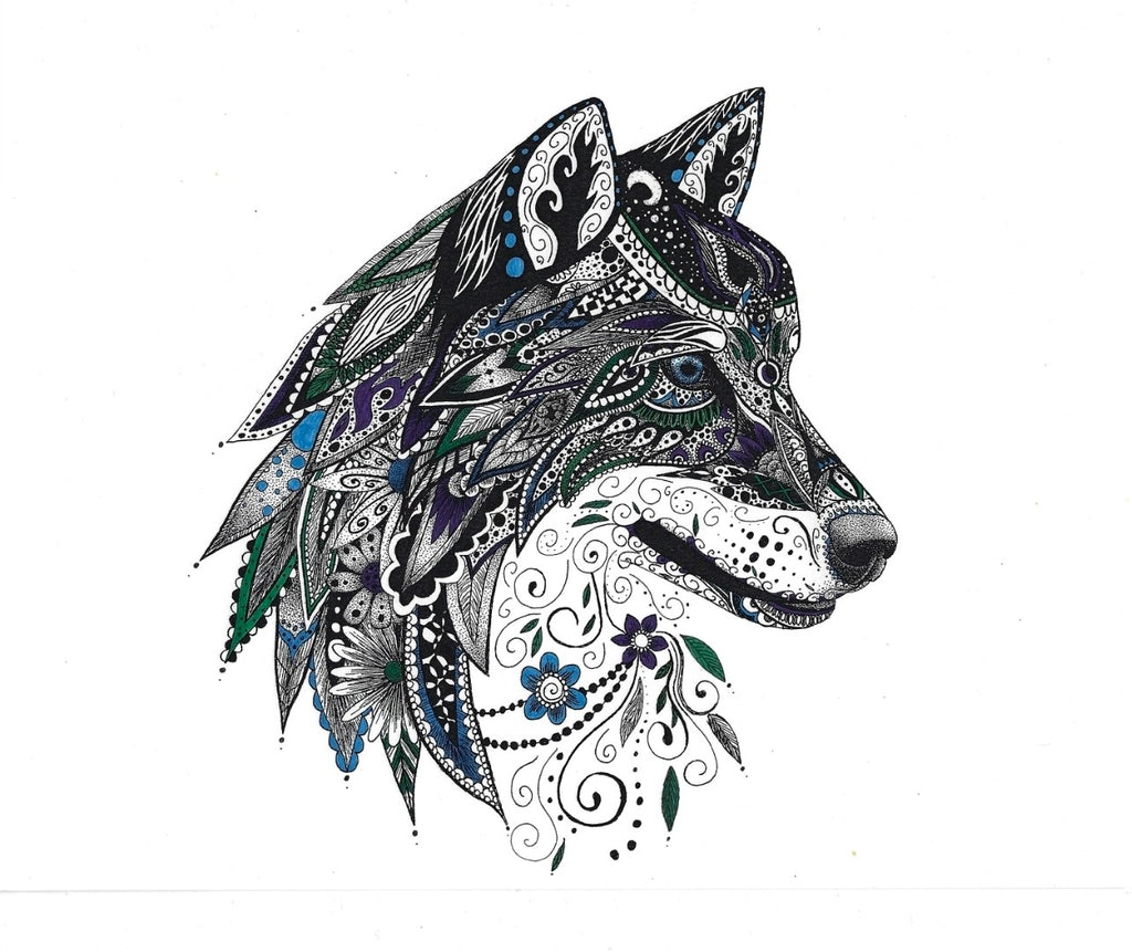 Henna Wolf (Colored)
