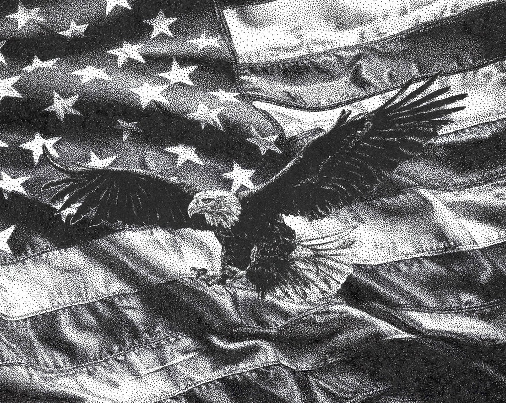 Eagle and Flag