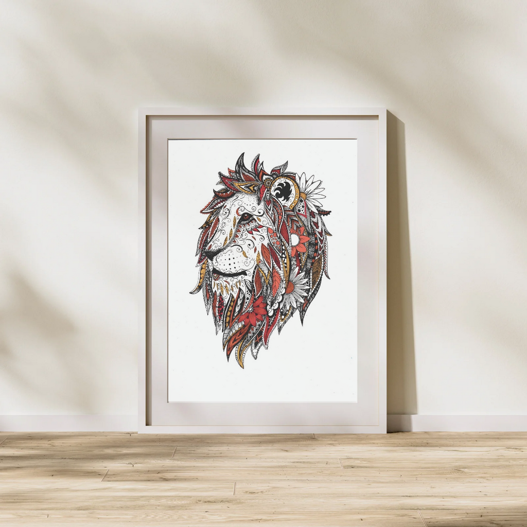 Henna Lion (In Color)