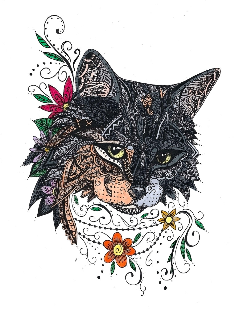 Henna Cat (In Color 2)