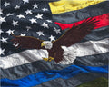 Eagle and First Responders Flag