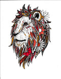 Henna Lion (In Color)