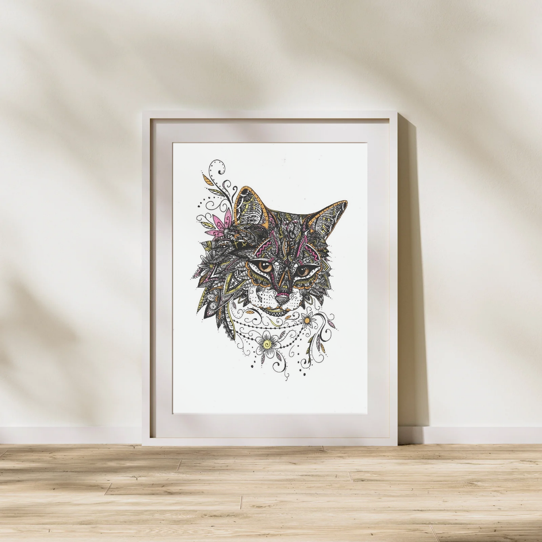 Henna Cat (In Color)