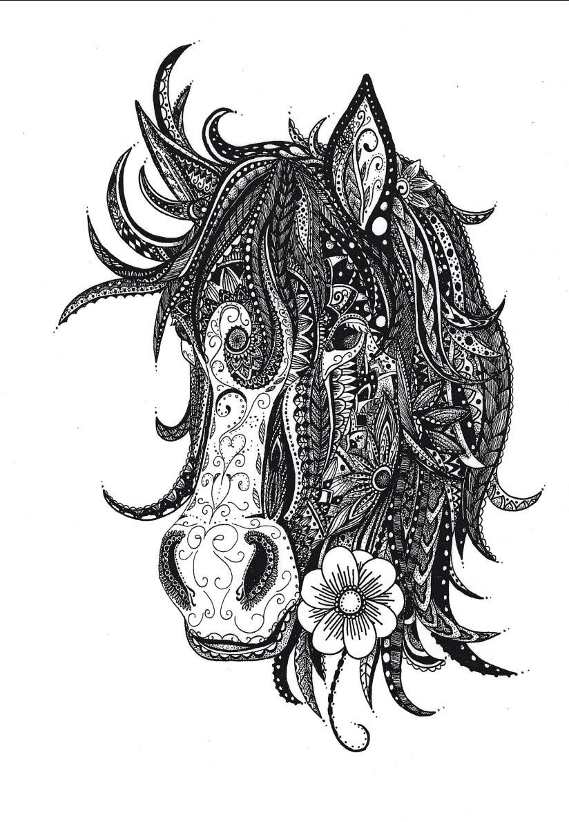 Henna Horse