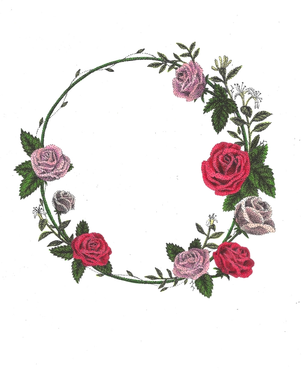 CUSTOM Floral Wreath Pet Portrait